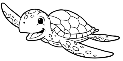 Outline:08s0y8uj6n8= Turtle Clipart