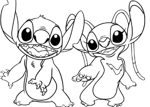 Printable:5ecjf0igoly= Stitch Coloring Pages