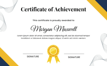 Printable:5yponzm1ib4= Certificate Template