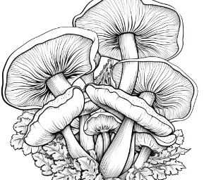 Printable:6iucuxqoz6w= Mushroom Coloring Pages