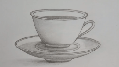 Drawing:9hc3kiuxcou= Tea Cup