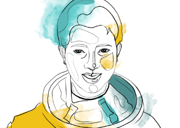 Drawing:Isnsipfikoi= Mae Jemison