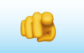 Finger Pointing at You Emoji: Copy