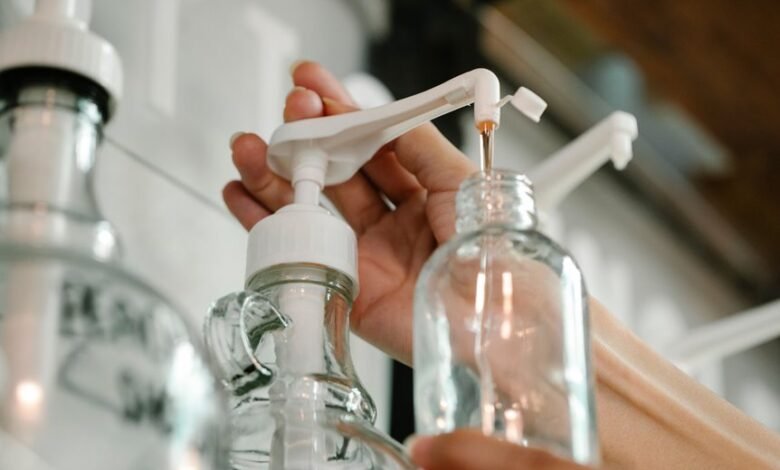 gnmicellar pink cleaning water